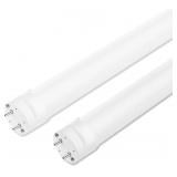 2 Pack T8 Type A+B LED Tube Lights 4FT, 40W Equiva
