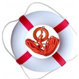 20 Inch Pool Safety Foam Life Preserver Throw Ring