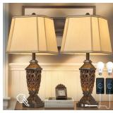 $140 27.5  Farmhouses Table Lamp with USB