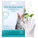 Pet Cleaning Glove Wipes for Dogs & Cats, Cleaning