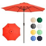 9FT Large Outdoor Patio Umbrella Market Table