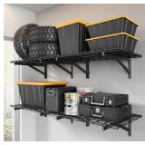 $140  4 Pack Heavy Duty Garage Wall Shelving