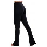 Small High Waist Mini Flared Leggings for Women, T
