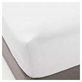 King 400 Thread Count Performance Fitted Sheet Whi