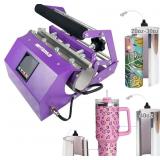 $142  3in1 40 OZ Tumbler Mug Heat Press M