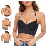36C Low Back Bras for Women-Seamless Invisible Bac