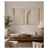 Set of 2 Wall Canvases 12x12