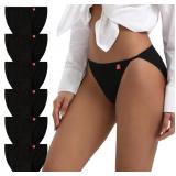 XL Women's High Cut String Bikini Panties Stretchy