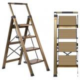 4 Step Ladder, Aluminum 4 Step Stool with