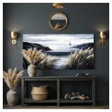 Country Beach Coastal Sailboat Wall Art