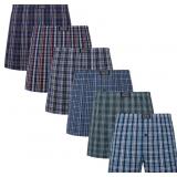 XL Men's Boxers Underwear 100% Cotton Woven Boxers