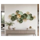 $120 Metal Wall Art Decor, 53in Enormous Decor