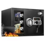 $75 Safe Box 1.5 Cu Ft, Steel Security with Firepr