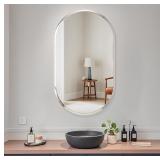 $100 Frameless Bathroom Mirror, 24X36 inch Framele
