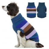 Dog Sweater, Thermal Knitted Winter Clothes for La