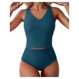 Large Two Piece Tankini Swimsuits for Women Tummy