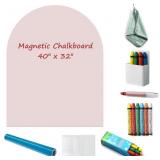 $70 Magnetic Chalkboard Wall Decal 40'x32' - Inclu