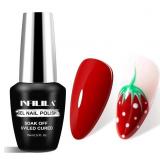 NXJ INFILILA Bright Red Gel Nail Polish, 15ml 0.51