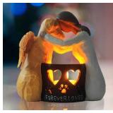 Dog Memorial Statue Gifts for Loss of Dog with Fli