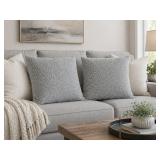 Set 2 Throw Pillow, 20'x20' Polyester Filled Accen