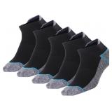 Size 6-10 Copper Ankle Athletic Running Socks Mois