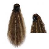 Claw Ponytail Extension 18' Straight Clip in Ponyt