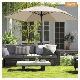 Ayge 7.5FT Large Outdoor Patio Umbrella Market Tab