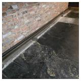 25-Foot Commercial Metal Floor Rail / Footrest Bar