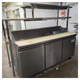 Avantco  3-Door Refrigerated Prep Table