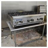Radiance Commercial Countertop 6-Burner Gas Hot