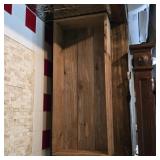 Rustic Vertical Reclaimed Wood Open Display