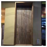 Rustic Vertical Reclaimed Wood Open Display
