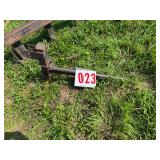 3 point hitch round bale spear