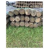 8x8 Treated Tapered Fence Post