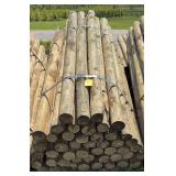 4x7 Treated Tapered Fence Post