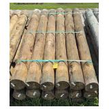 8x8 Treated Tapered Fence Post