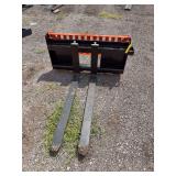 Wolverine Skid Steer Pallet Fork Frame