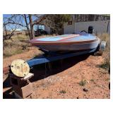 Cole Speed Boat With Trailer