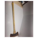 Axe with Yellow Handle