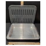 Broiler Pan And Wearever Air Baking Pan With Lid