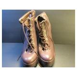 Linanyi High Heel Boots Size 8.5 Brown Linanyi High Heel Boots Size 8.5 Brown