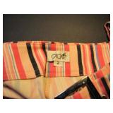 Cache Size 2 Striped Pants with Belt Cache Size 2 Striped Pants with Belt