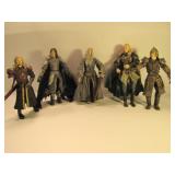 Set of 5 Poseable Lord of the Rings Two Towers Act Set of 5 Poseable Lord of the Rings Two Towers Act