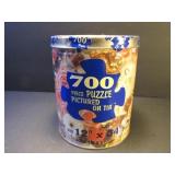 100 Piece Puzzle Pictured on Tin Contains One 12' 100 Piece Puzzle Pictured on Tin Contains One 12'