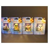 Four MVP Minis Emoji Characters - Smelvin, Buddy, Four MVP Minis Emoji Characters - Smelvin, Buddy,