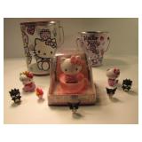 Hello Kitty Lot: Mailbox, Solar Tea Cup, Bucket an Hello Kitty Lot: Mailbox, Solar Tea Cup, Bucket an
