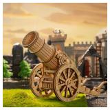 ROEKW801 Epic War Medieval Wheeled Cannon 3D Puzzl ROEKW801 Epic War Medieval Wheeled Cannon 3D Puzzl