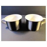 Two Mikasa CAA76 Madison Avenue Coffee Cups Two Mikasa CAA76 Madison Avenue Coffee Cups