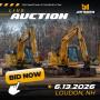 NORTHEAST US LIVE & ONLINE PUBLIC AUCTION - JUNE 13TH at 9AM ET 