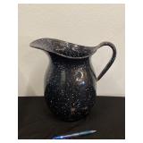 Large U.S. Navy Vollrath Co. Enameled Pitcher